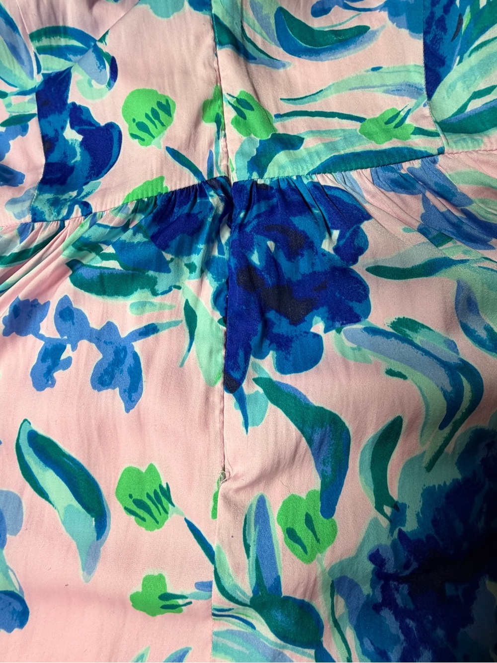 Lilly Pulitzer Rory Dress Pink Tropics Sweet Pea Ruffle Sz 8 - Picture 8 of 8